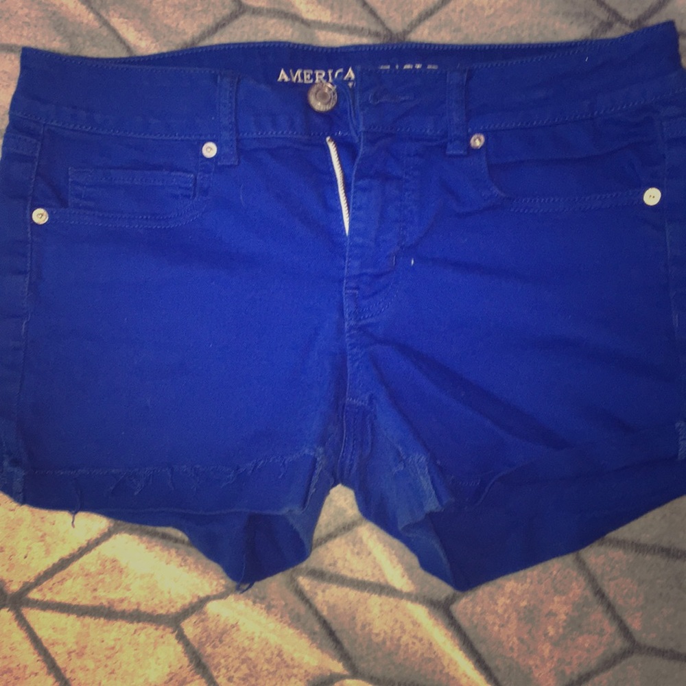 Blue jean shorts